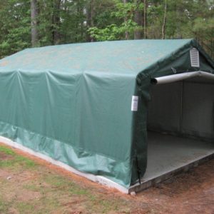 Rhino Shelter | 10’W x 20’L x 8’H Instant Garage (House Style)
