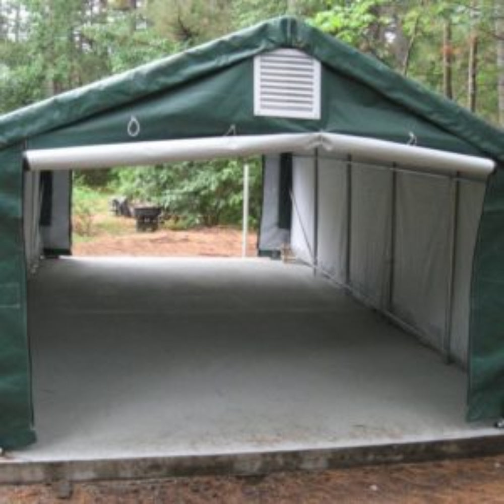 Rhino Shelter | 10’W x 20’L x 8’H Instant Garage (House Style)