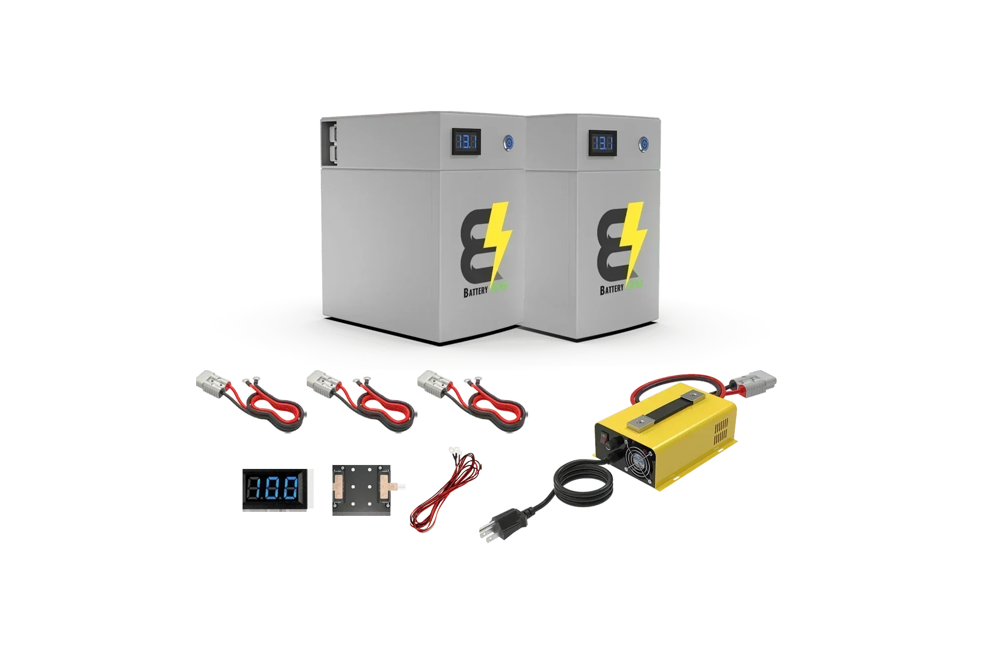 BatteryEVO 12V OWL105 2x Battery Kit (210Ah - 2.7 kWh)