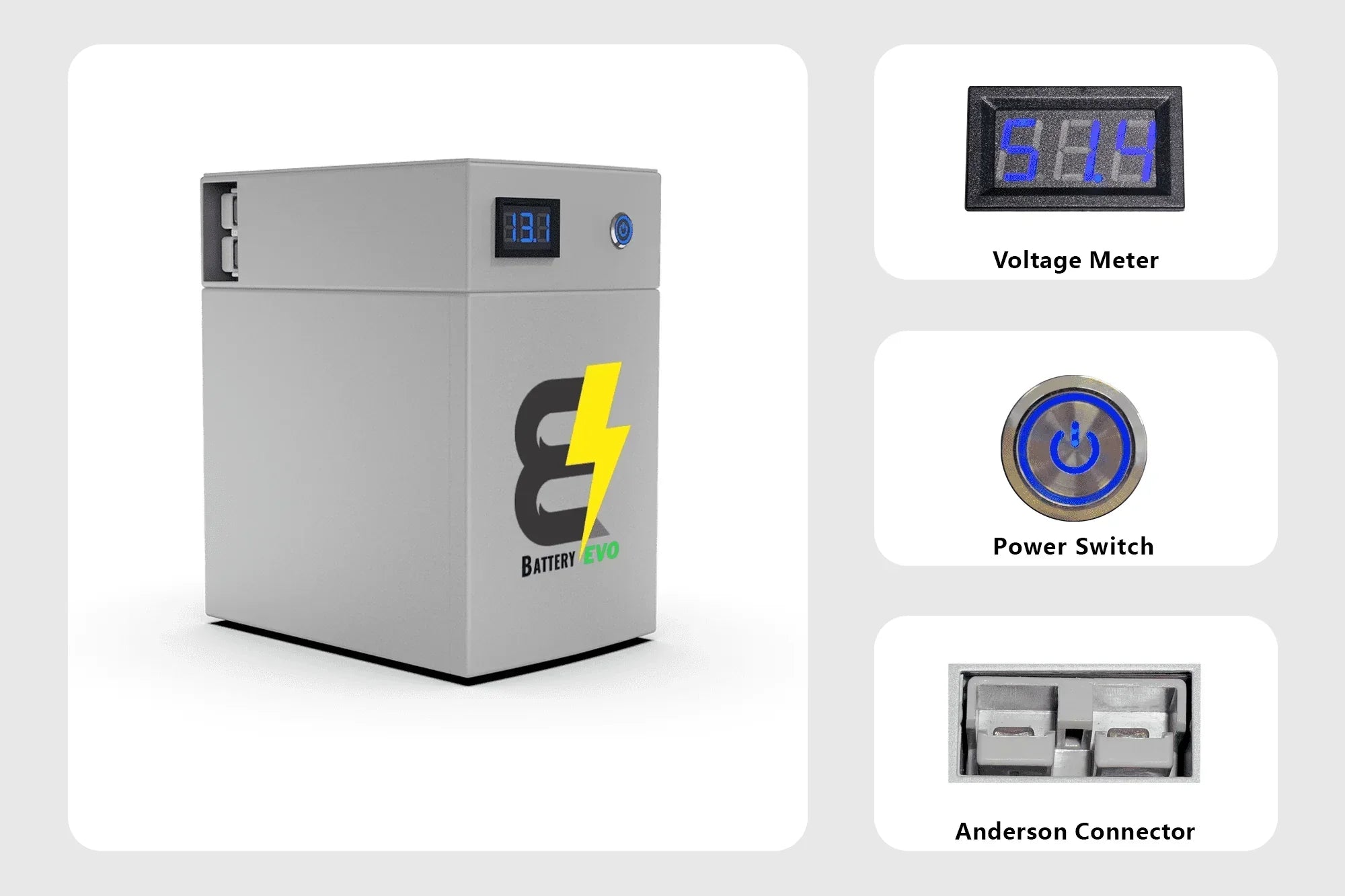 BatteryEVO 12V OWL105 Battery (105Ah - 1.35 kWh)