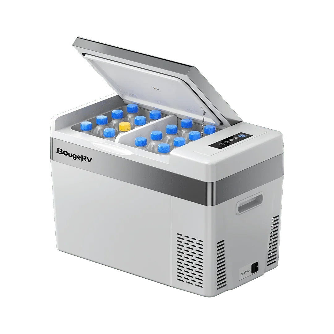 BougeRV 12V 30 Quart (28L) Portable Car Fridge