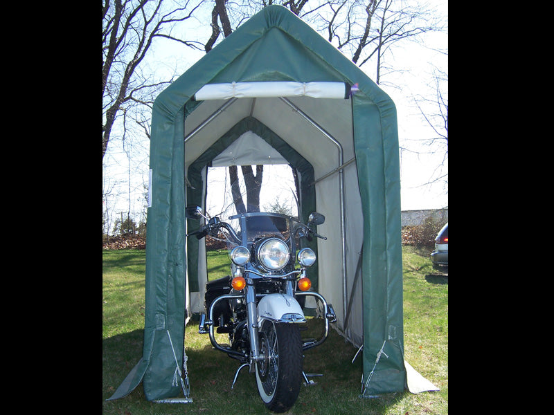 Rhino Shelter | 5'Wx10'Lx8'H Storage Shed