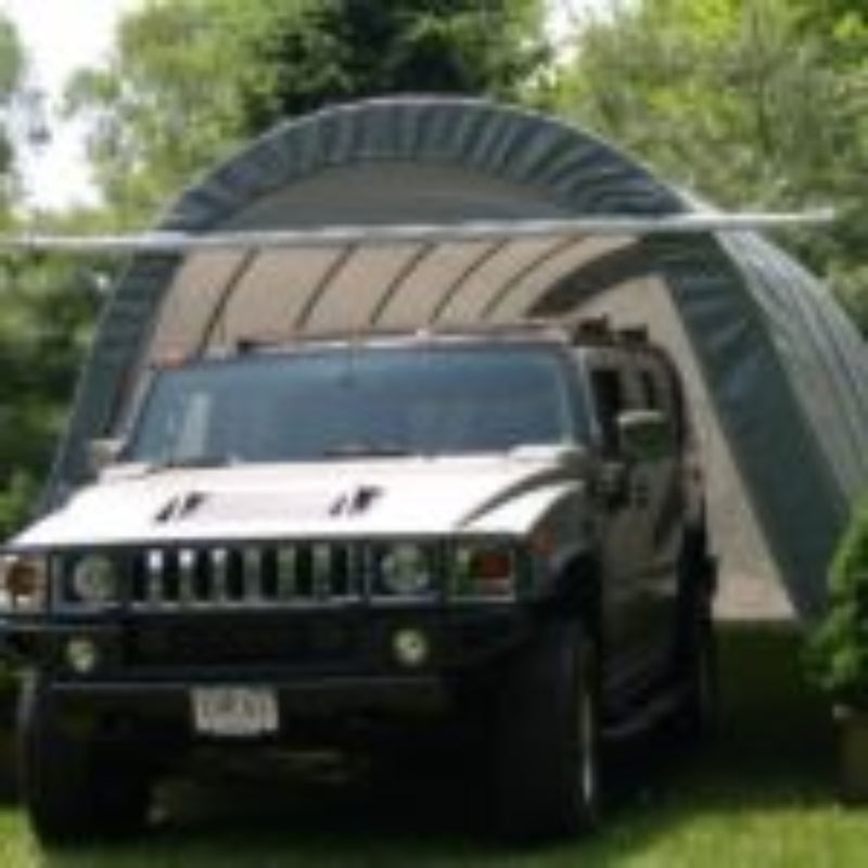 Rhino Shelter | 14’W x 24’L x 10’H Instant Garage – (Round Style)