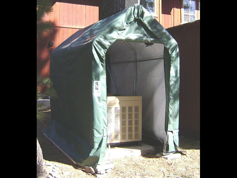 Rhino Shelter | 5'Wx10'Lx8'H Storage Shed