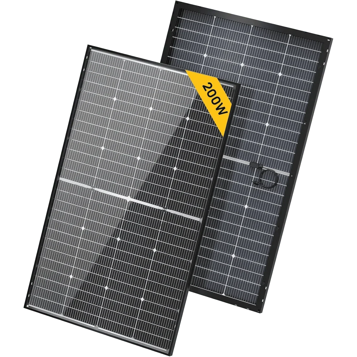 BougeRV 16BB N-Type 200 Watt Bifacial Solar Panel