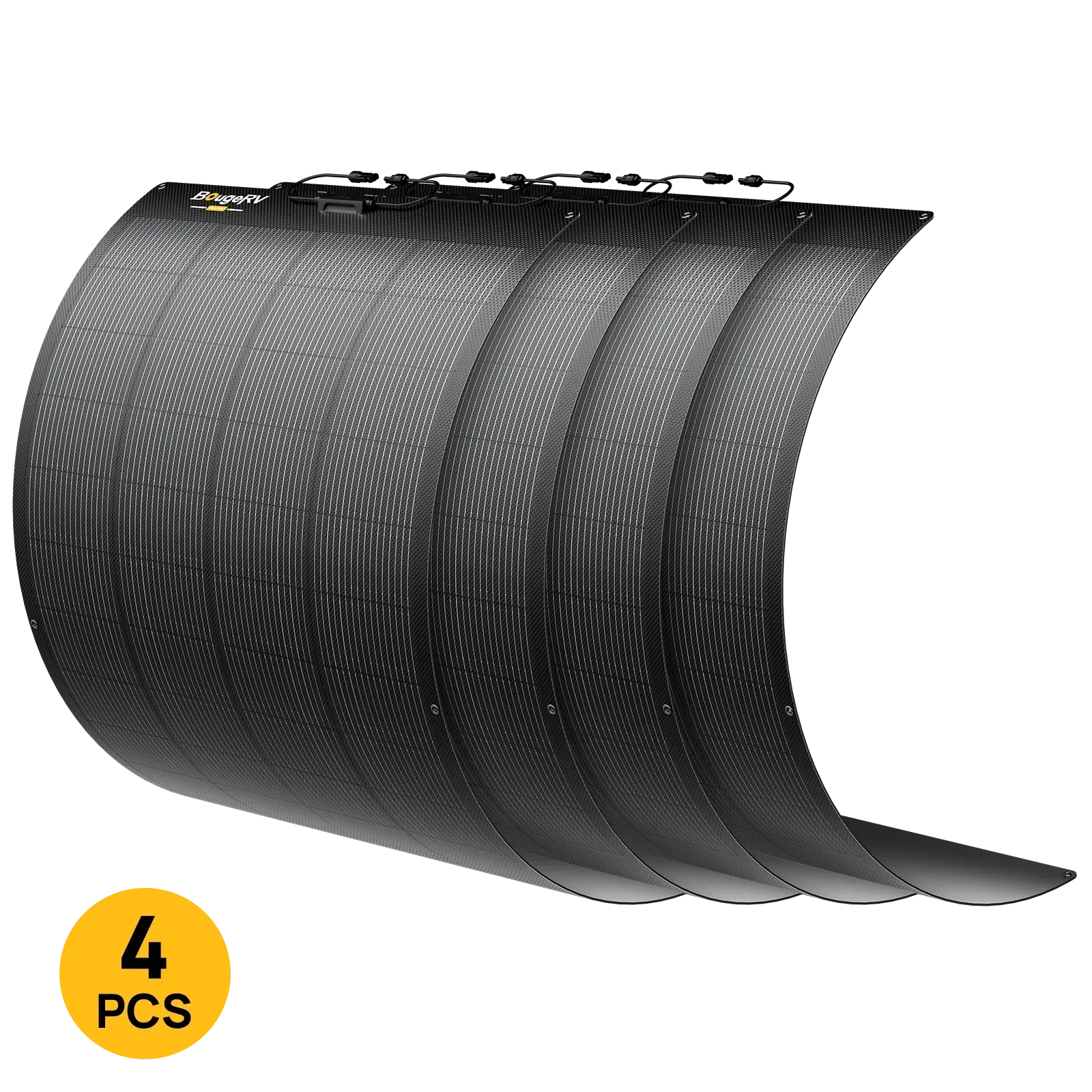 BougeRV Arch Pro 200W N-Type TOPCon Flexible Solar Panel (12V/24V Compatible)