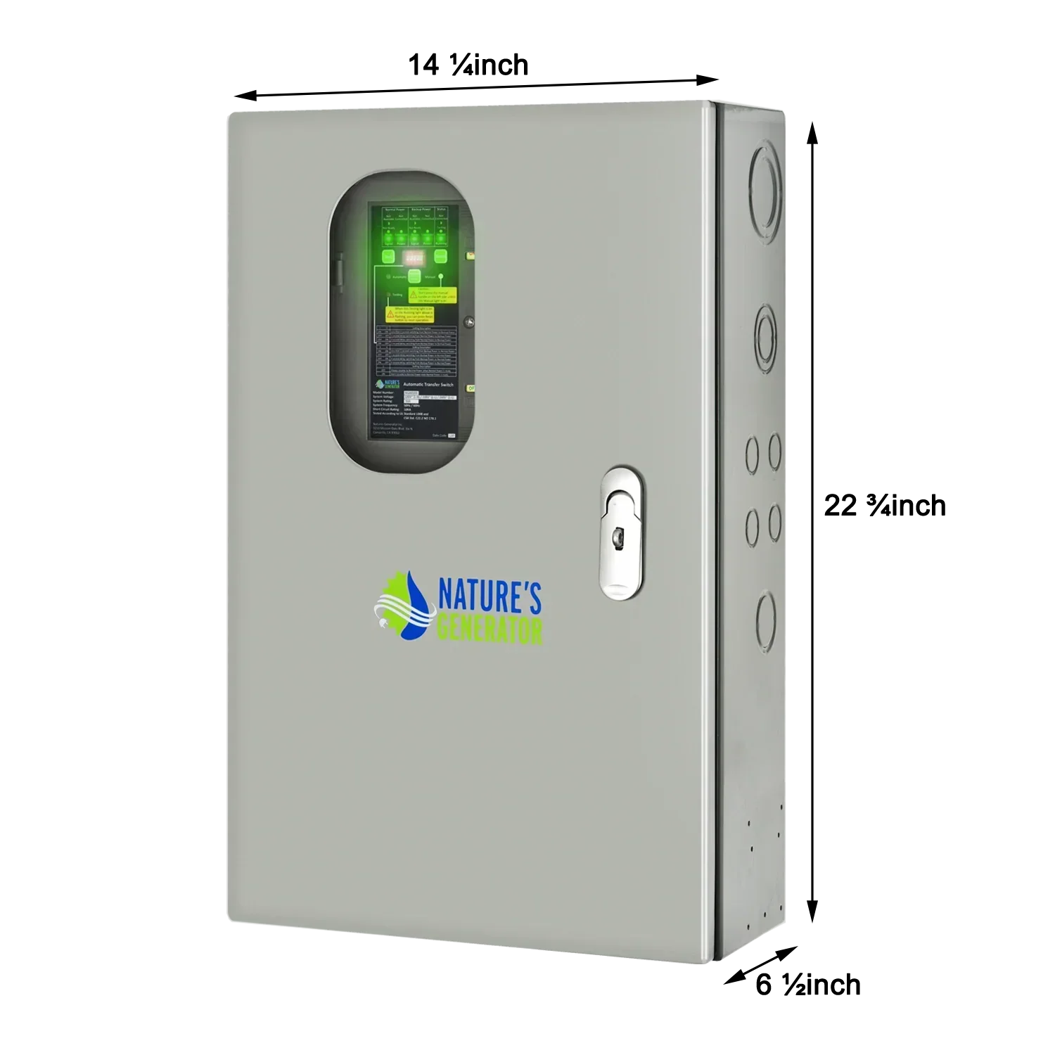 Nature's Generator 30A Automatic Generator Transfer Switch