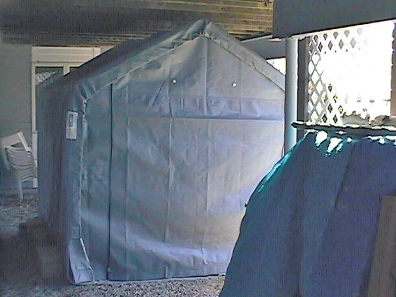 Rhino Shelter | 8'W x 8'L x 8'H Storage Shed (House)