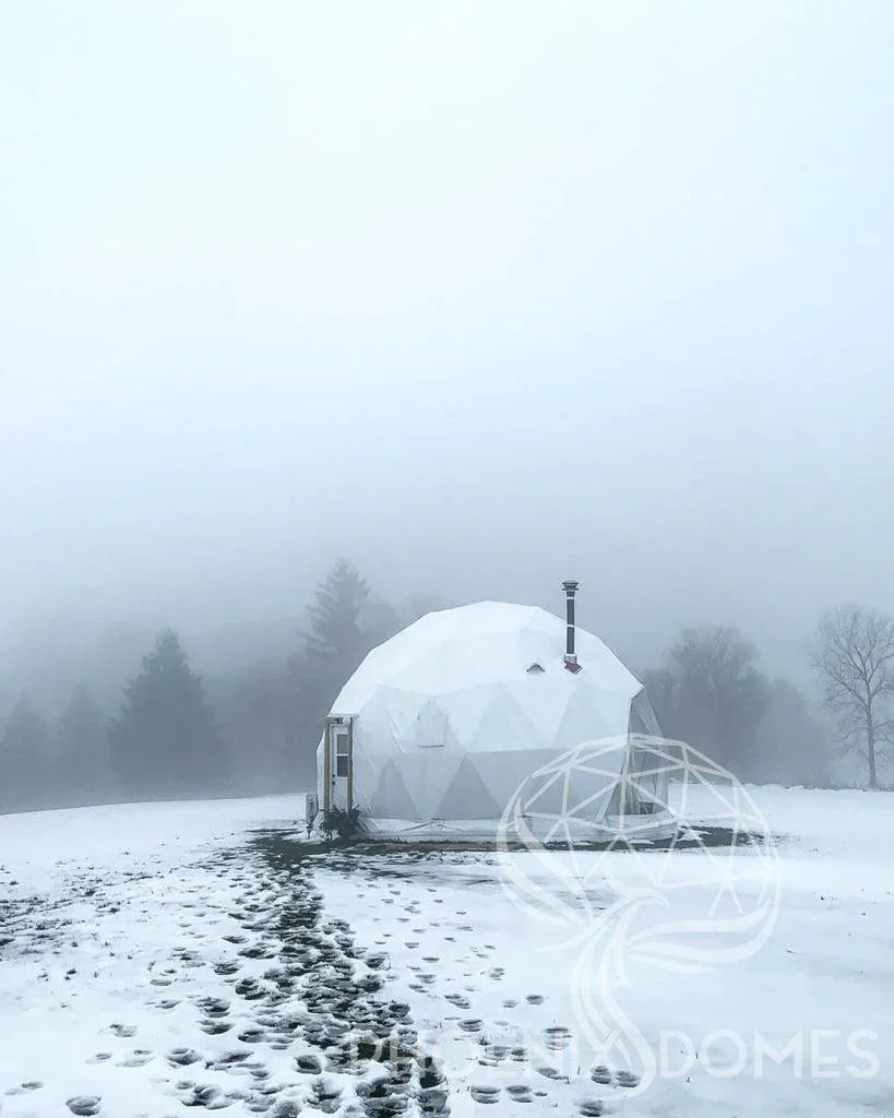 4-Season DELUXE Glamping Package Dome - 26'/8m - Phoenix Domes