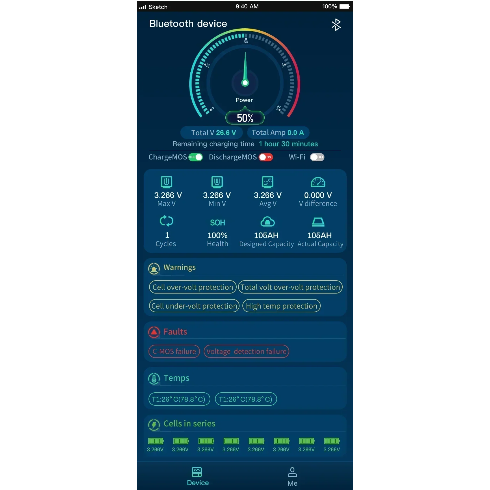 Epoch Batteries 24V 60Ah (1.54kWh) Pro Series - Heated, Bluetooth & Victron Comms LiFePO4 Battery