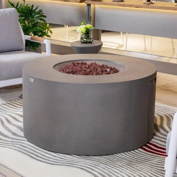 Elementi Pacaya Fire Table With Propane Tank Drawer OFG311