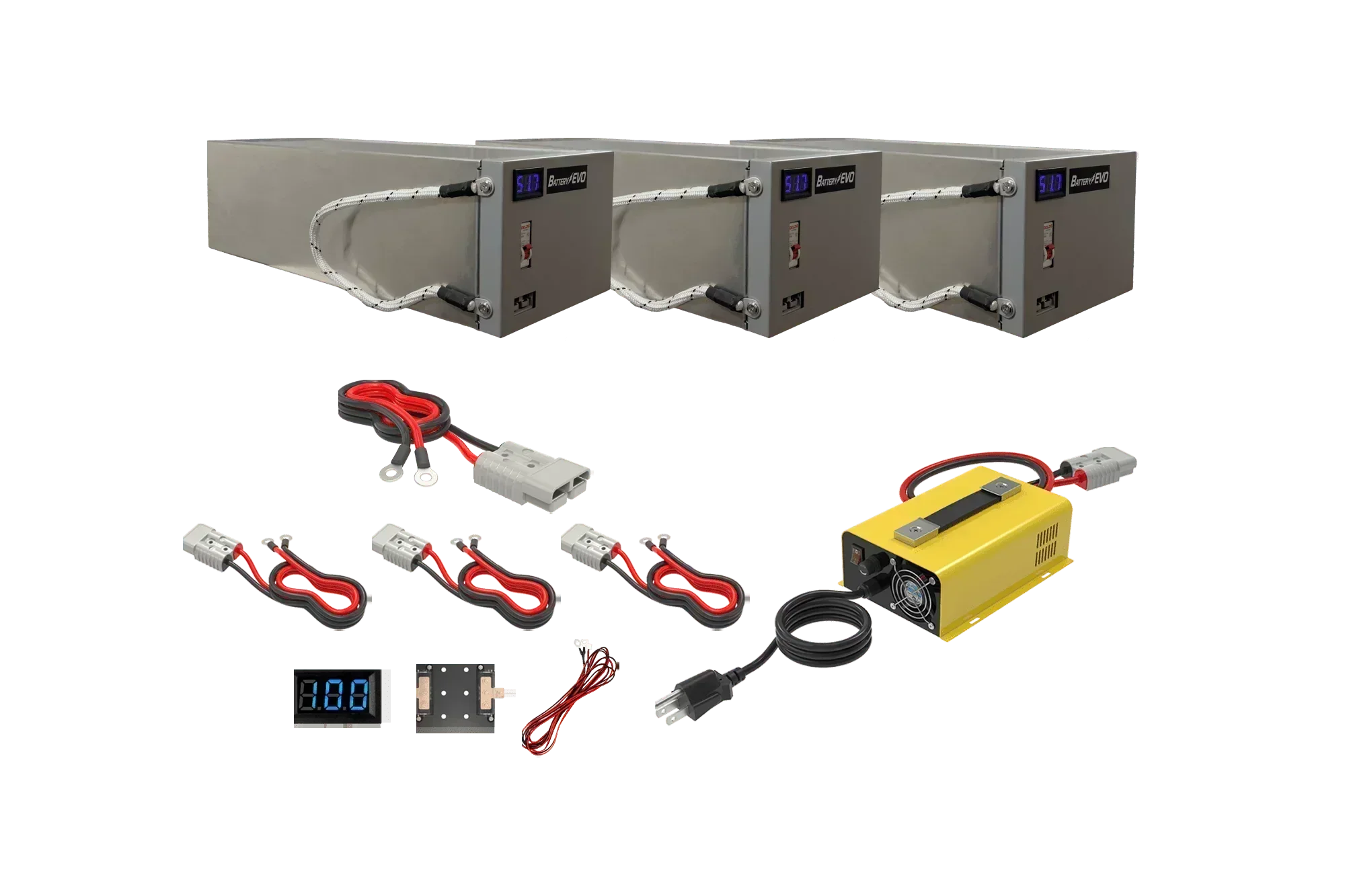 BatteryEVO 48V CHIHUAHUA 3x Battery Kit (120Ah - 6 kWh)