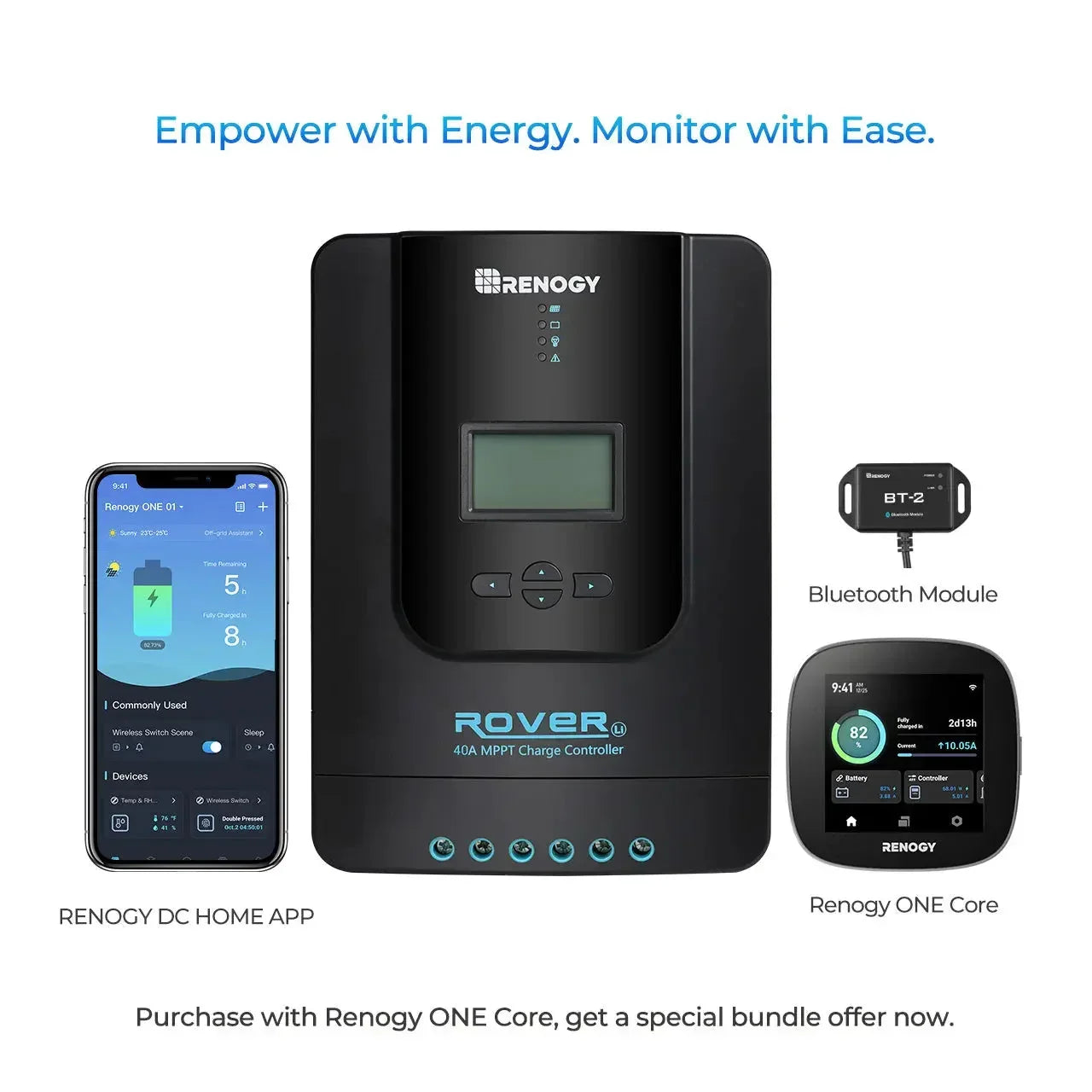 Rover Li 20/30/40/60/100 Amp MPPT Solar Charge Controller