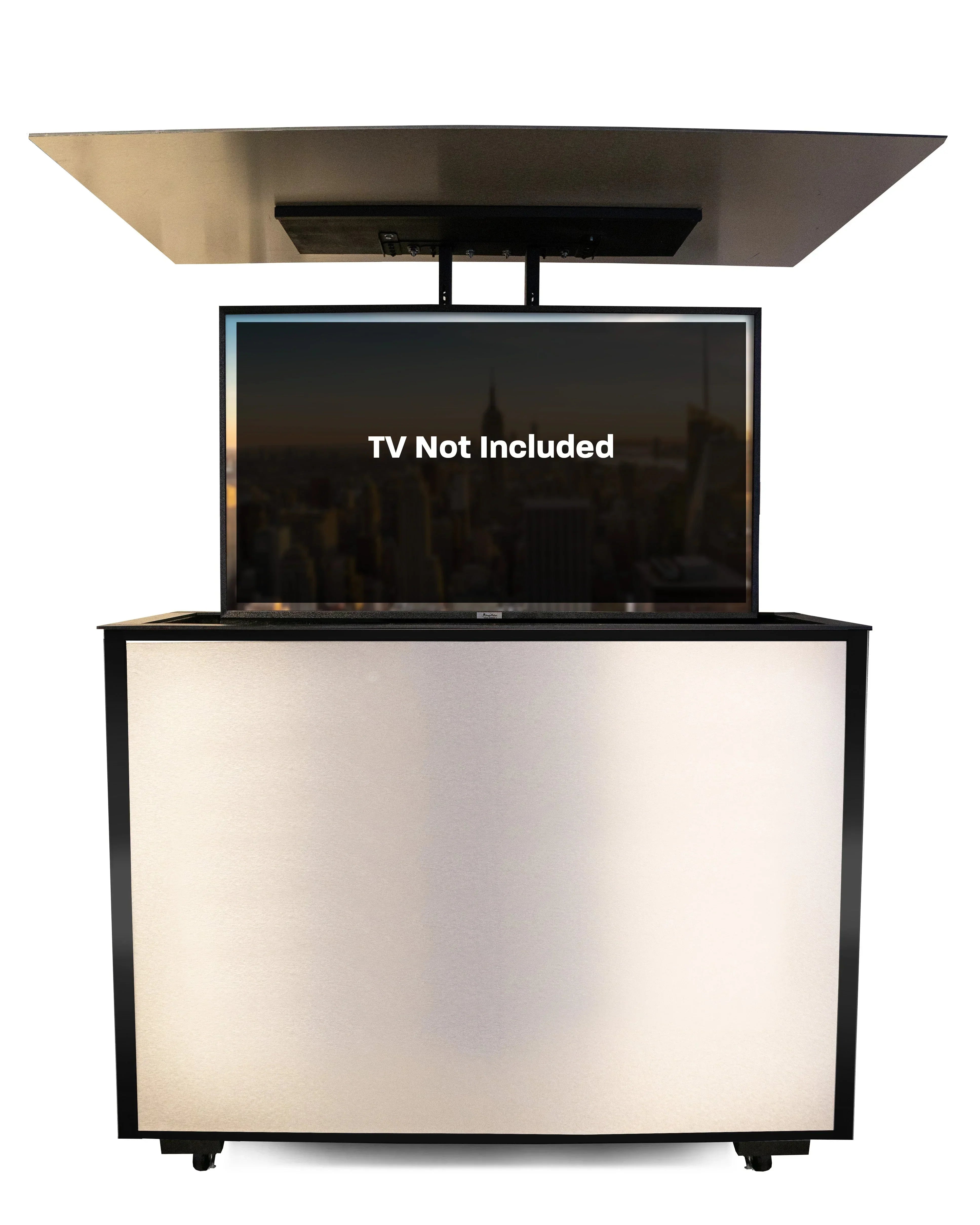MirageVision 50" Outdoor TV Premium Lift Cabinet