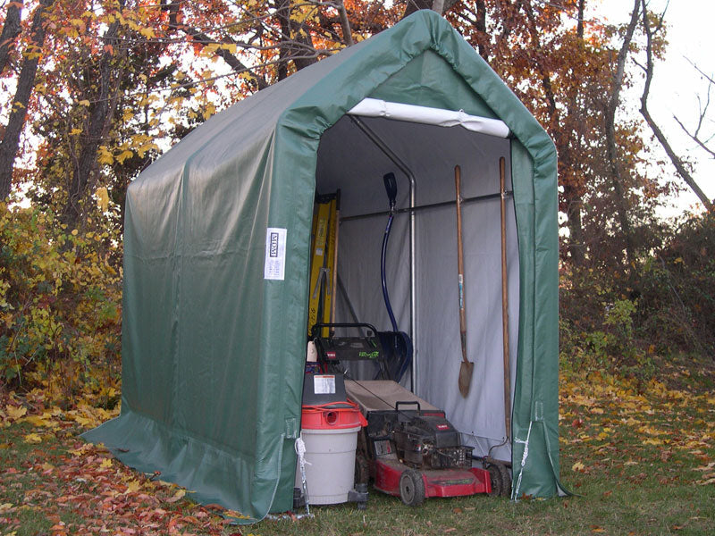 Rhino Shelter | 5'Wx10'Lx8'H Storage Shed