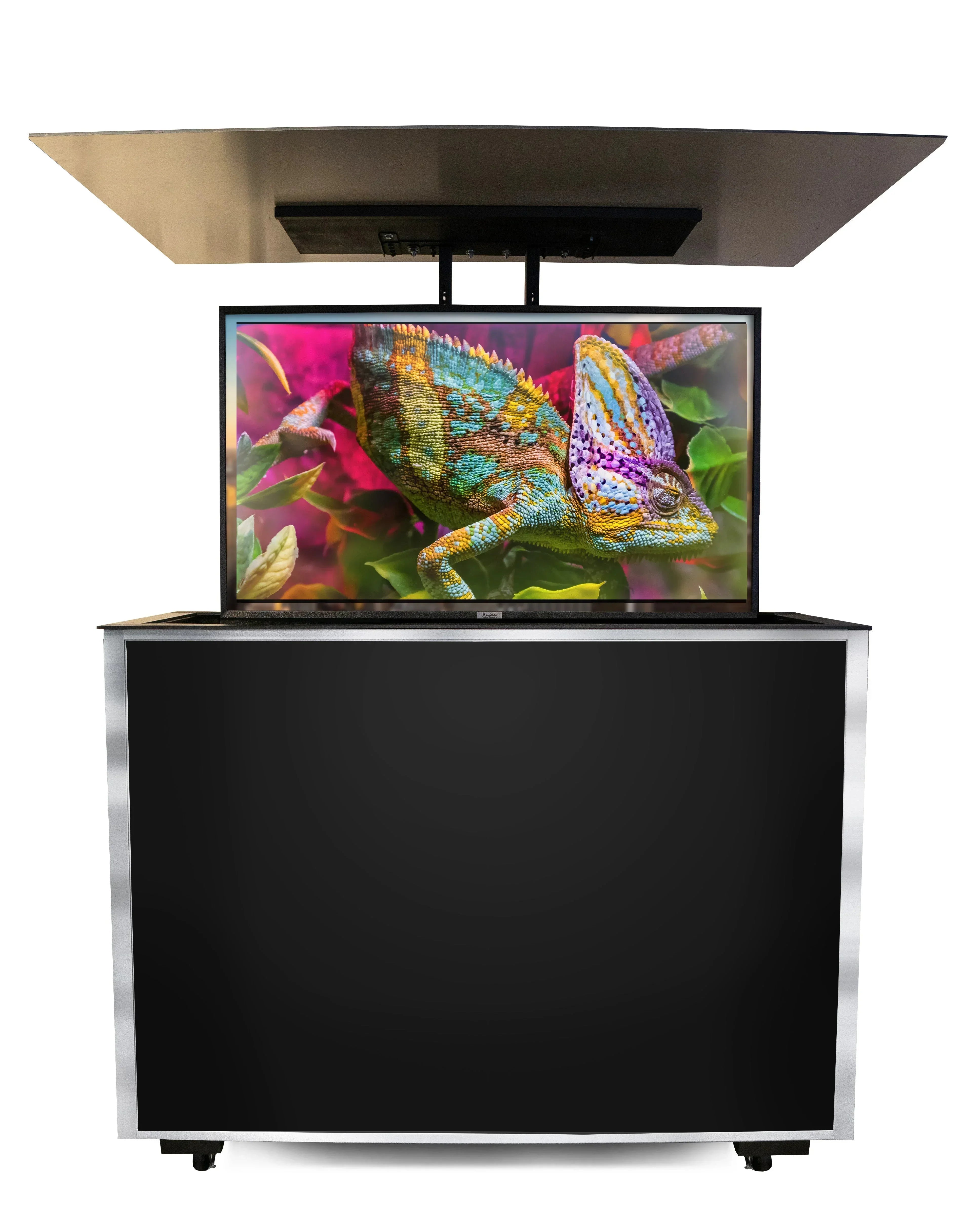 MirageVision 55" Outdoor TV Premium Lift Cabinet
