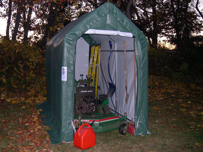 Rhino Shelter | 5'Wx10'Lx8'H Storage Shed