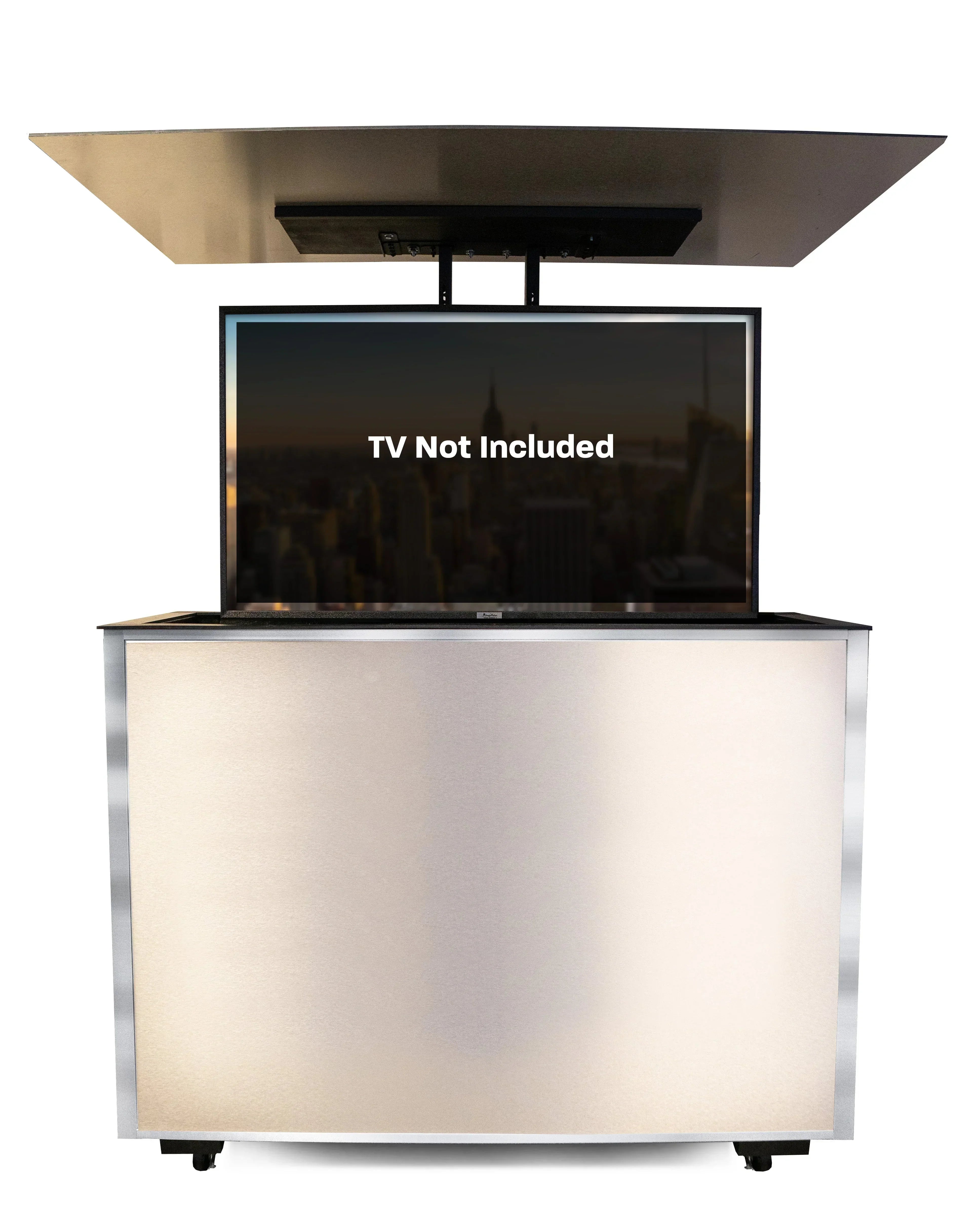 MirageVision 50" Outdoor TV Premium Lift Cabinet