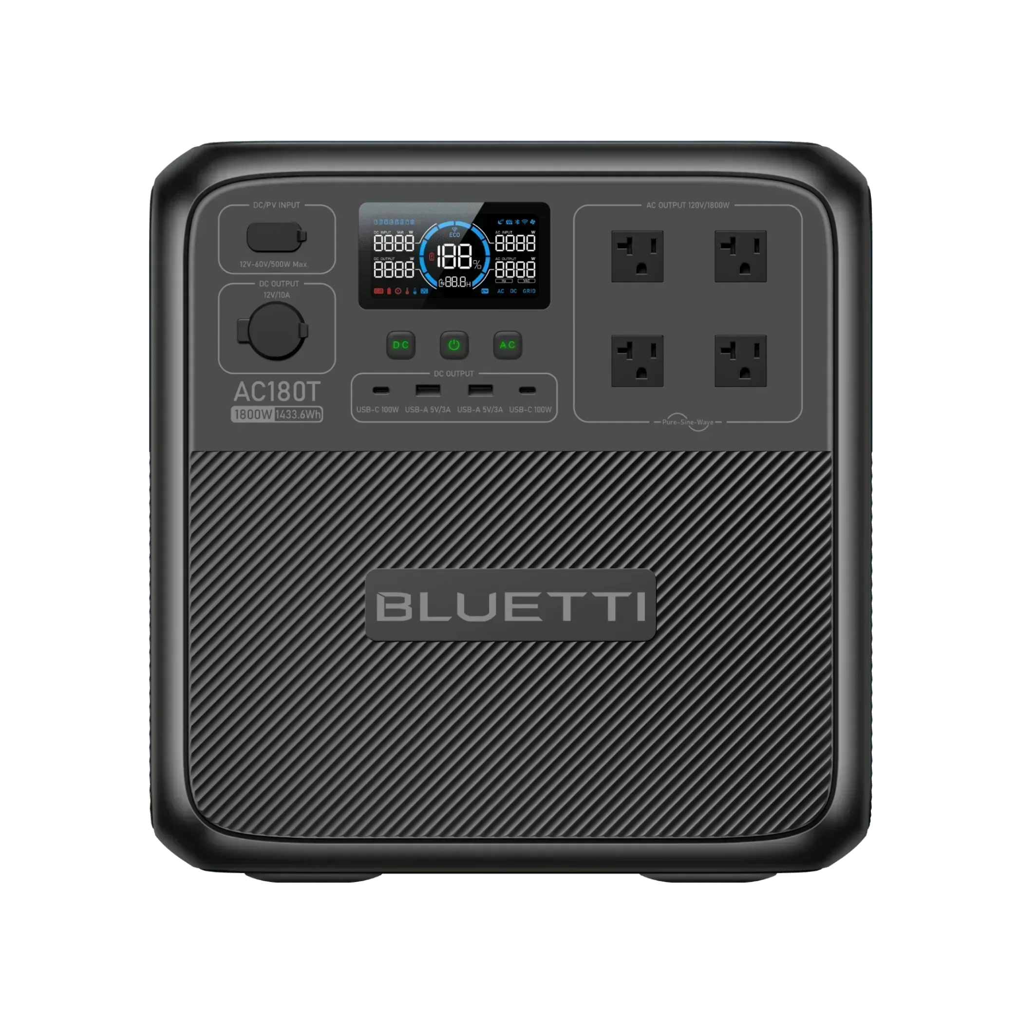 BLUETTI Pioneer MD (AC180T) Portable Power Station | 1,800W 1433Wh