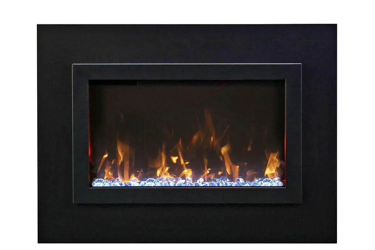 Amantii Traditional Bespoke 30-Inch Built-In Indoor/Outdoor Smart Electric Firebox Insert