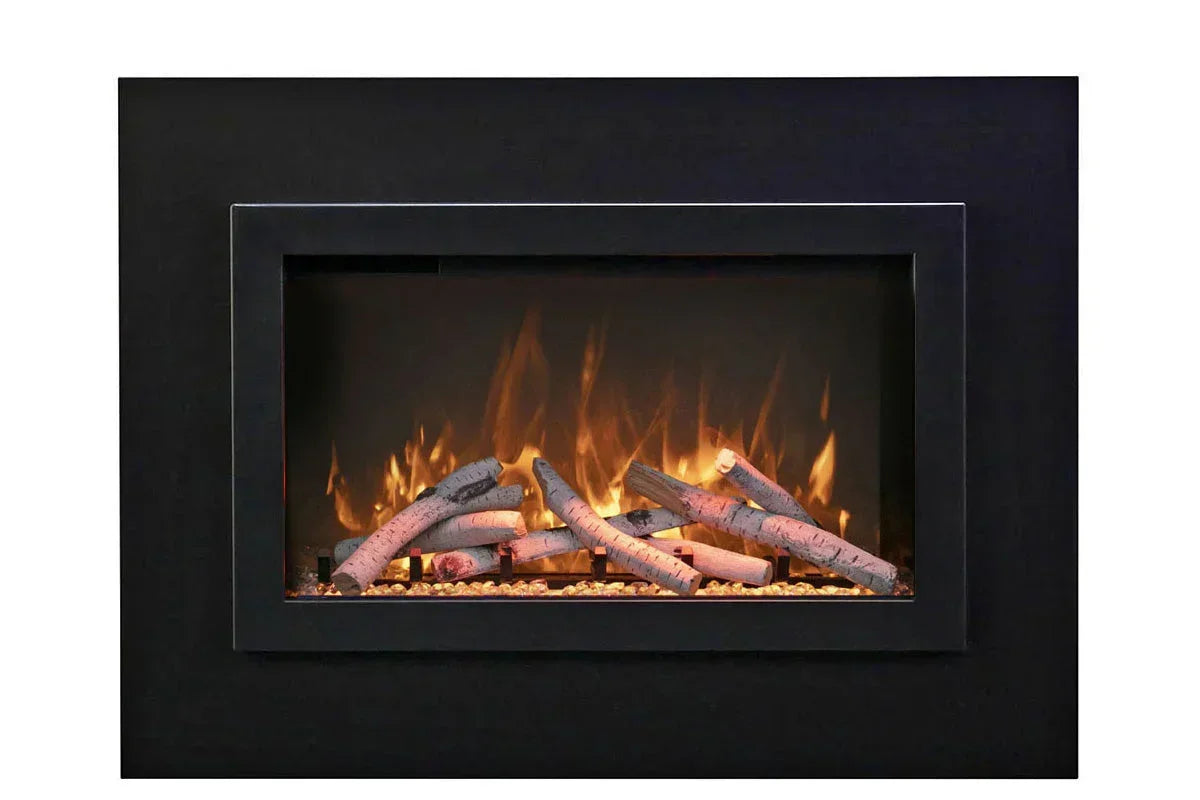 Amantii Traditional Bespoke 30-Inch Built-In Indoor/Outdoor Smart Electric Firebox Insert
