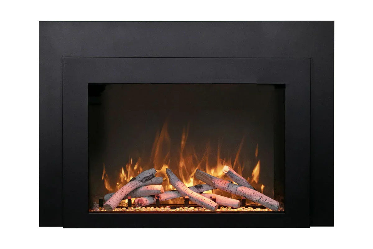 Amantii Traditional Bespoke 30-Inch Built-In Indoor/Outdoor Smart Electric Firebox Insert - Green Vista Living