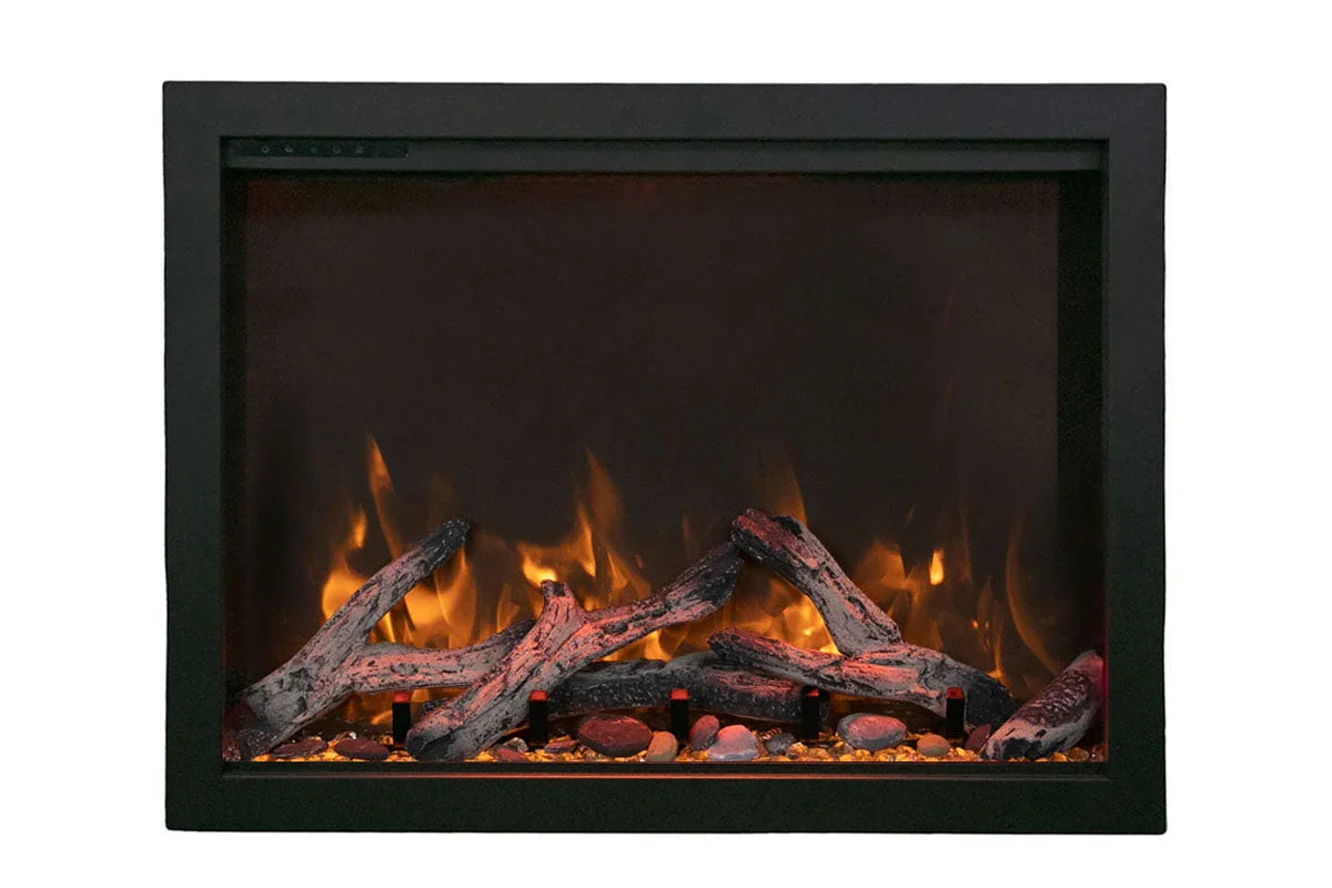 Amantii Traditional Bespoke 48-Inch Built-In Indoor/Outdoor Smart Electric Firebox Insert - Green Vista Living