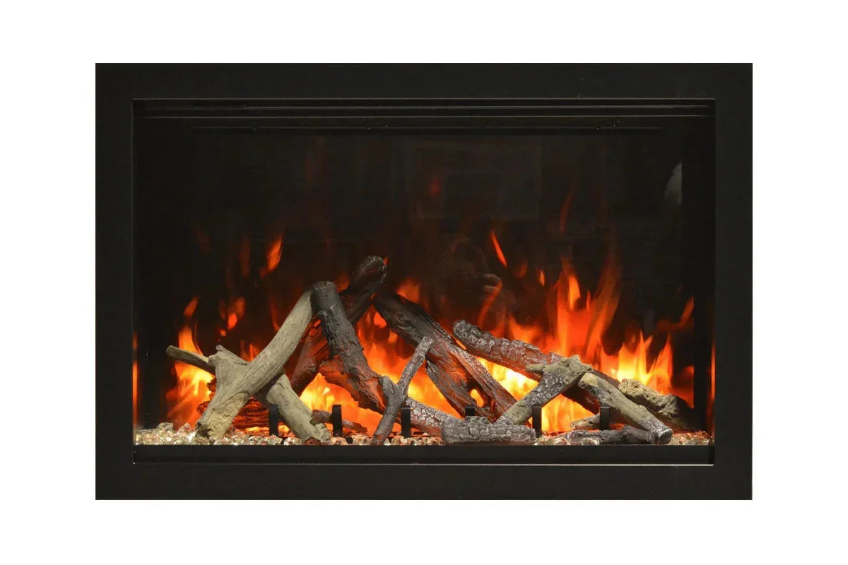 Amantii Traditional Lumina 30-Inch Built-In Indoor/Outdoor Smart Electric Firebox Insert