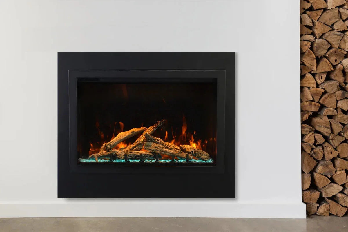 Amantii Traditional Lumina 38-Inch Built-In Indoor/Outdoor Smart Electric Firebox Insert