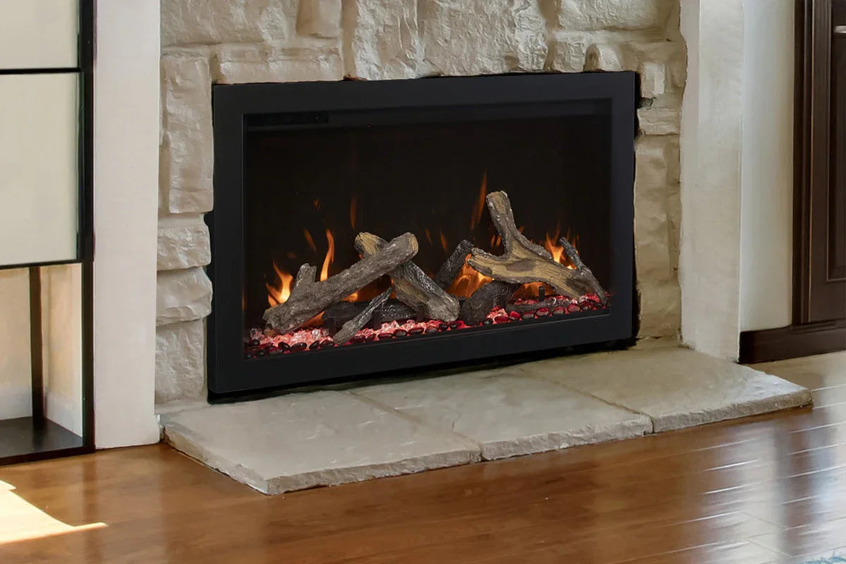 Amantii Traditional Lumina 33-Inch Built-In Indoor/Outdoor Smart Electric Firebox Insert - Green Vista Living