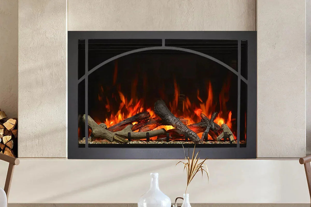 Amantii Traditional Lumina 44-Inch Built-In Indoor/Outdoor Smart Electric Firebox Insert