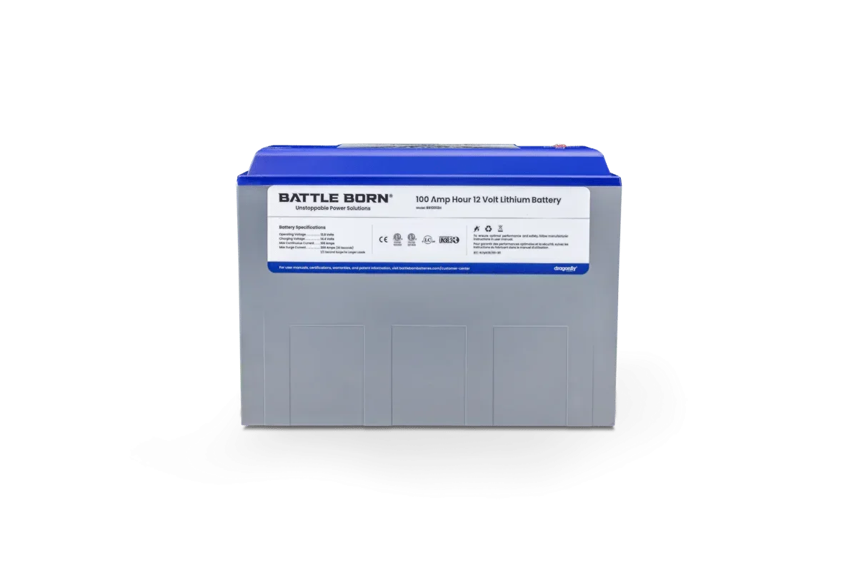 Battle Born 100Ah 12V LiFePO4 Heated Battery Kit