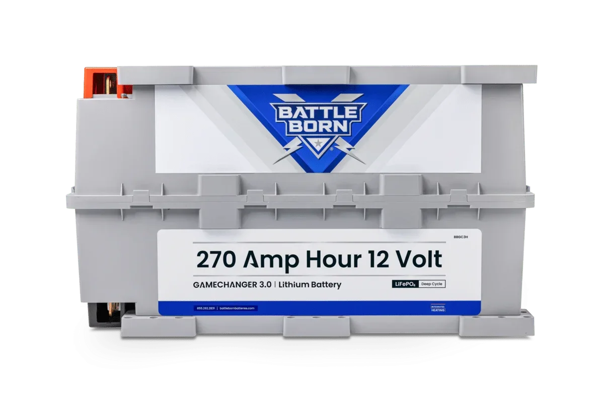 Battle Born 270Ah 12V GC3 LiFePO4 Heated Battery Kit
