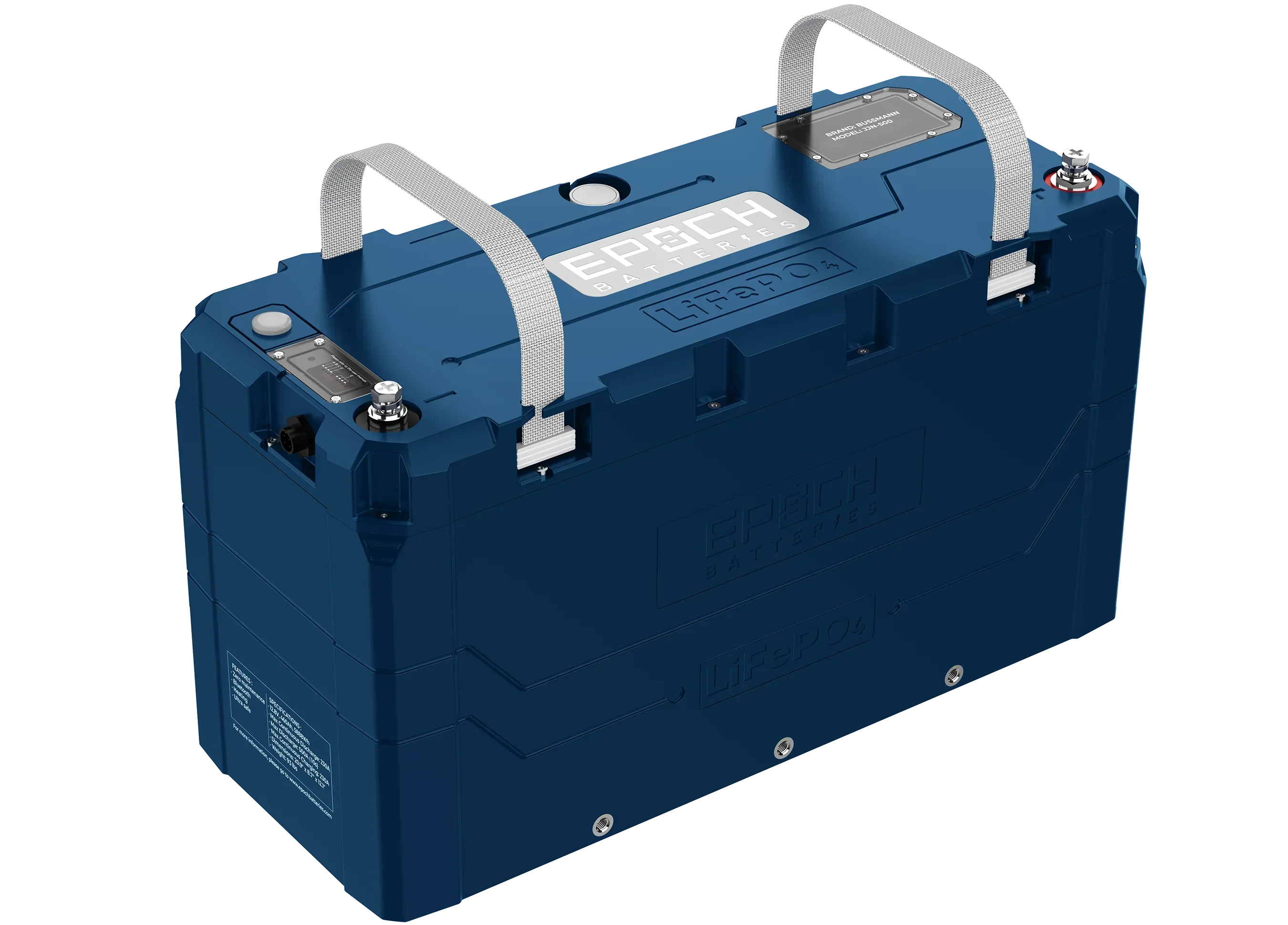 Epoch Batteries 12V 460Ah (5.89kWh) V2-T Elite Series - Heated & Bluetooth & Victron Comms LiFePO4 Battery