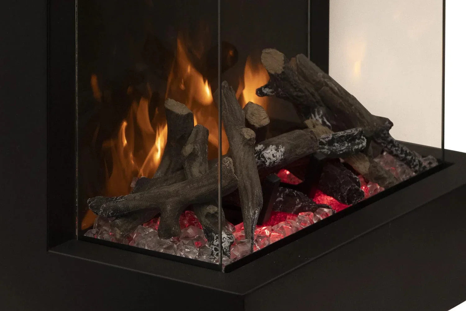 Amantii 2025WM Cube Lumina 3-Sided View Built In Indoor/Outdoor Electric Fireplace - Green Vista Living
