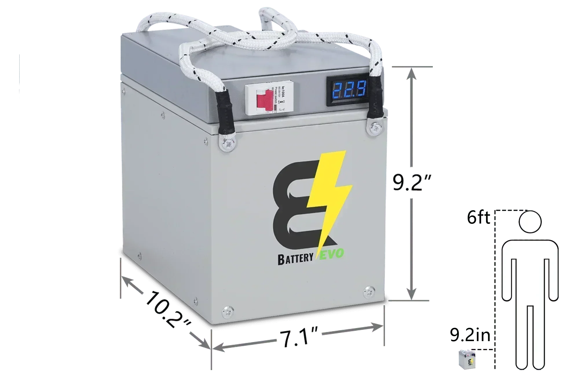 BatteryEVO 24V Eagle 3x Battery Kit (180Ah - 4.5kWh)