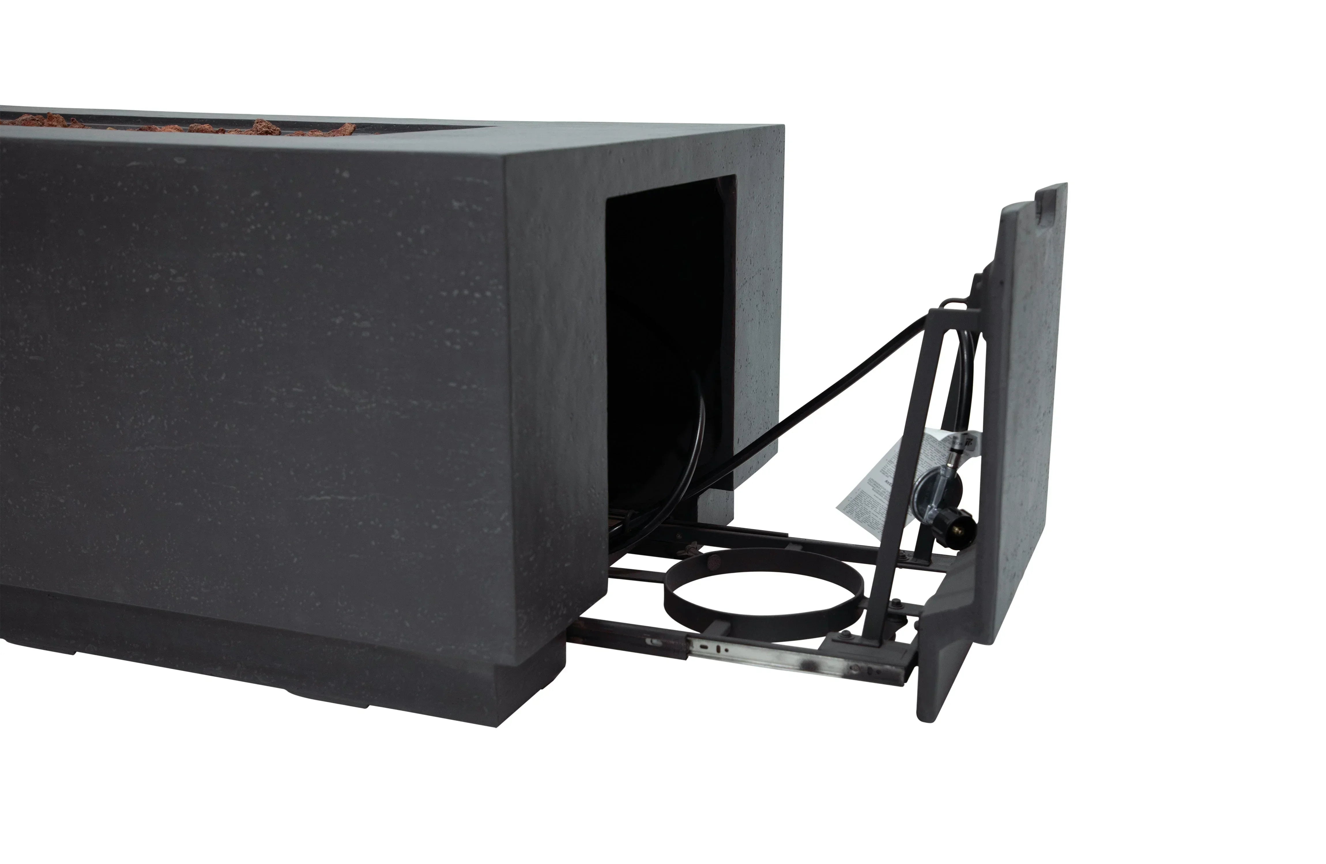 Elementi Andes Fire Table - Dark Gray