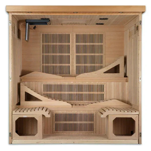 Golden Designs Near Zero EMF Far Infrared Sauna | GDI-6996-01 Elite | 6 Persons