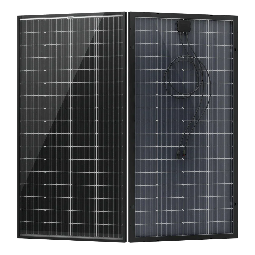 BougeRV 200 Watt Rigid Bifacial 10BB Mono Solar Panel