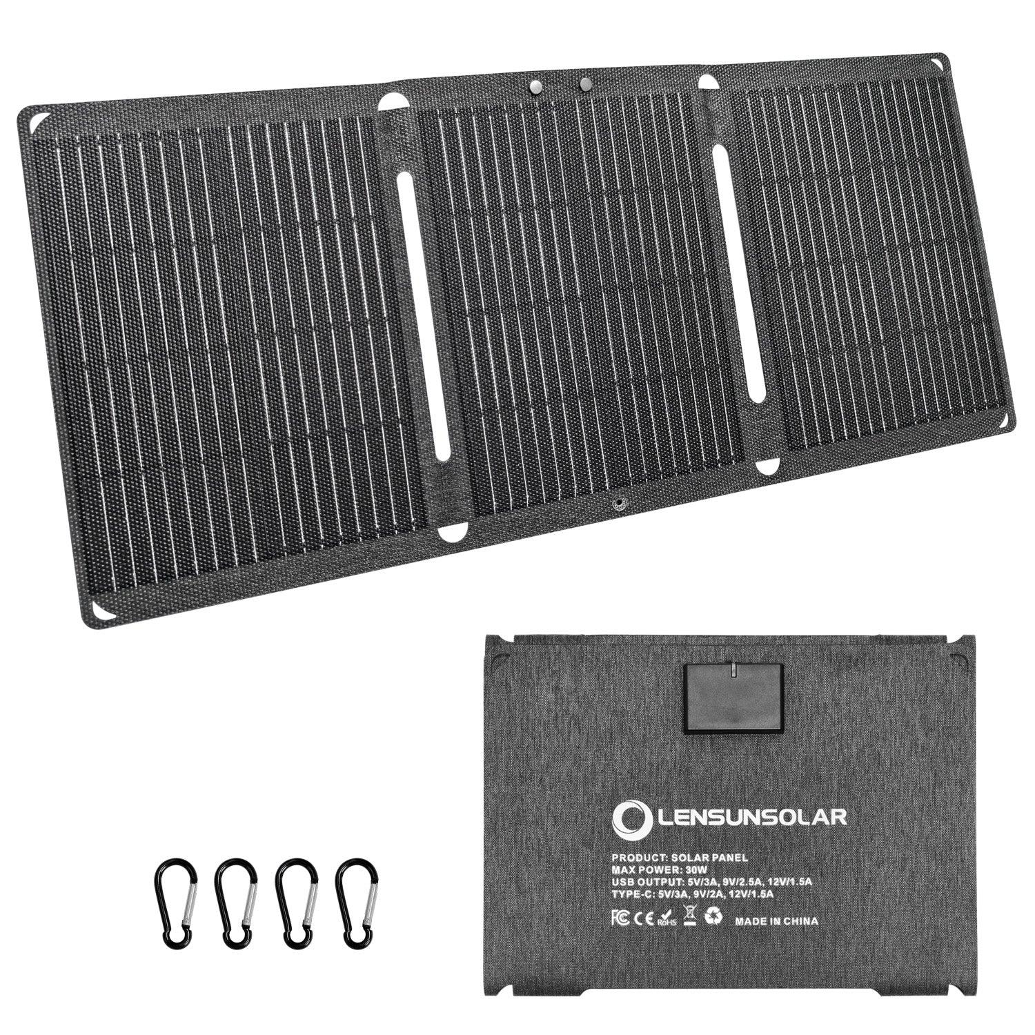 Lensun 30W Waterproof Solar Charger