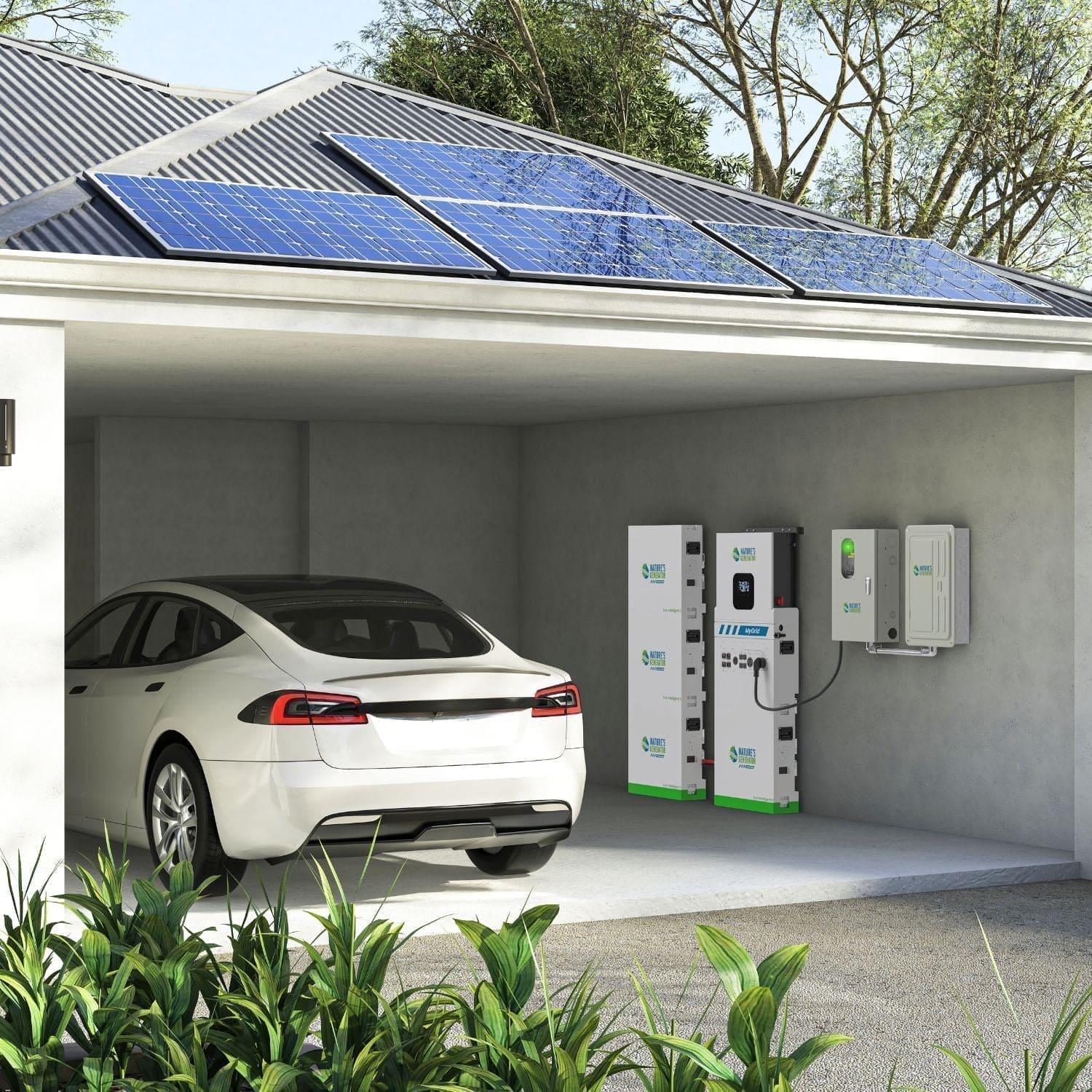 Nature's Generator MyGrid 10K with Transfer Switch for House Battery Backup