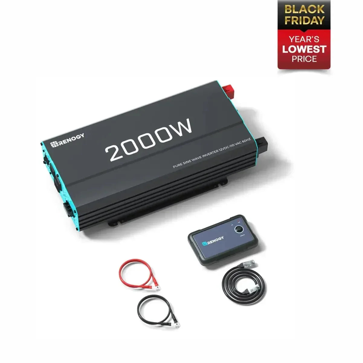 Renogy 2000W 12V Pure Sine Wave Inverter