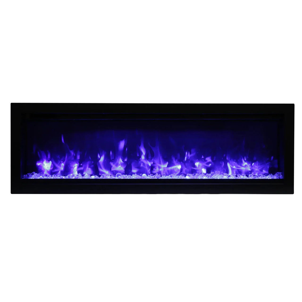 Amantii 88 Inch Symmetry 3.0 Built-in Modern Linear Outdoor Electric Fireplace
