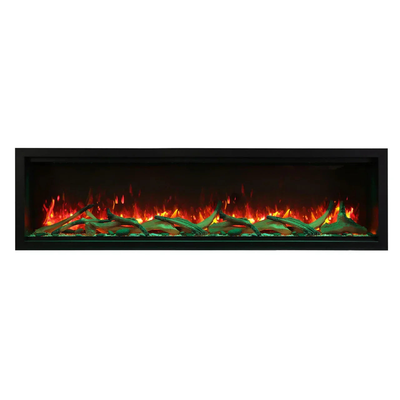 Amantii Symmetry SYM-60-XT Built in Smart Extra Tall Outdoor Electric Fireplace