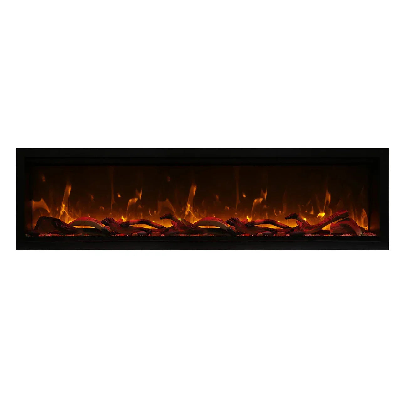 Amantii Symmetry SYM-42-XT Built in Smart Extra Tall Outdoor Electric Fireplace