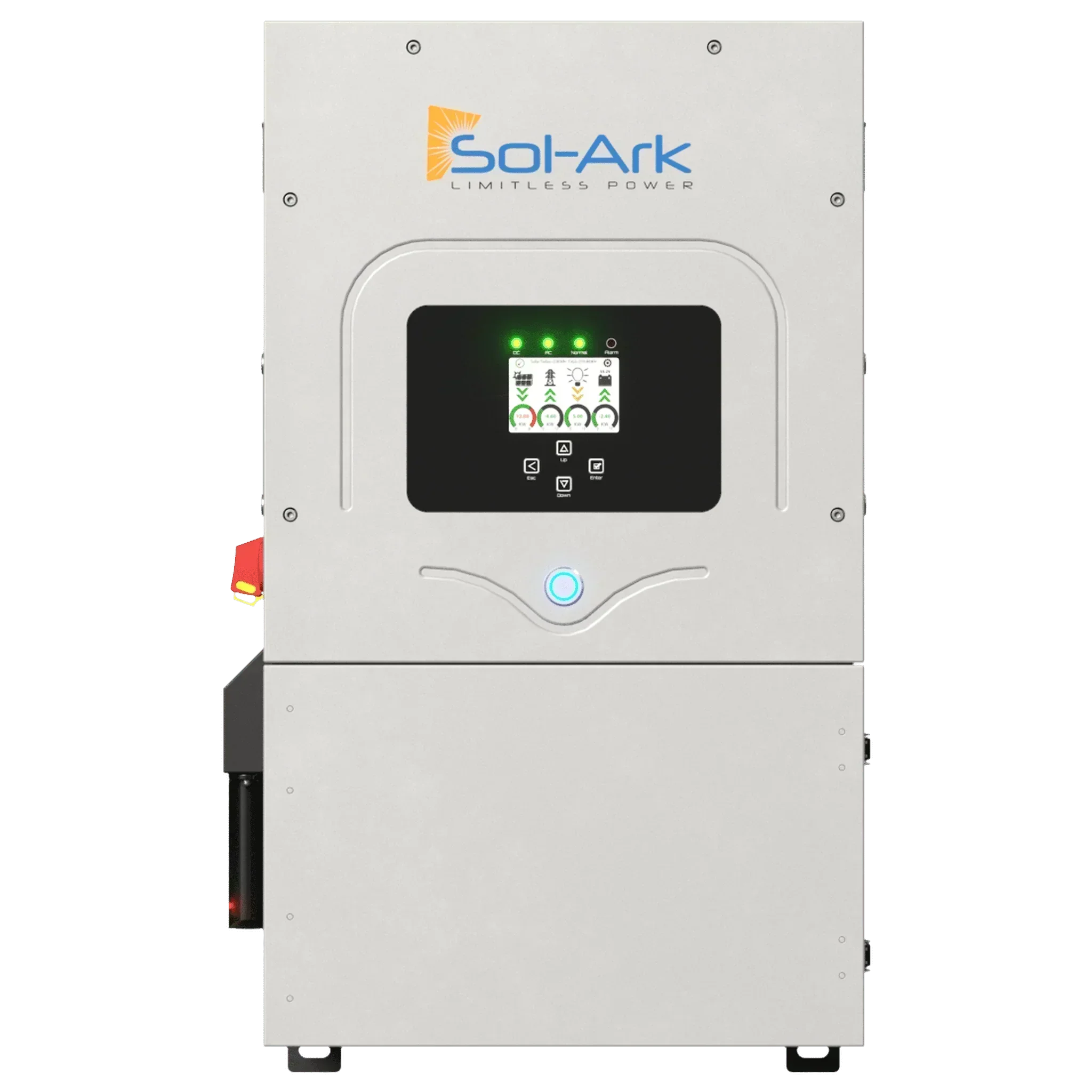 Sol-Ark 12K EMP Hardened | All-In-One Pre-Wired Hybrid Solar Inverter | 120/240/208V 48V | 10-Year Warranty