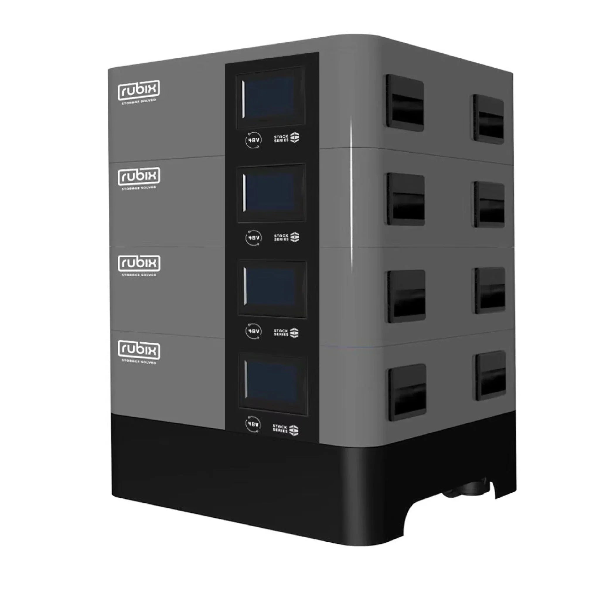 Rubix 5.12kWh Battery 48 Volt | 100Ah Stack Series Lithium LifePO4 Battery RS-51100