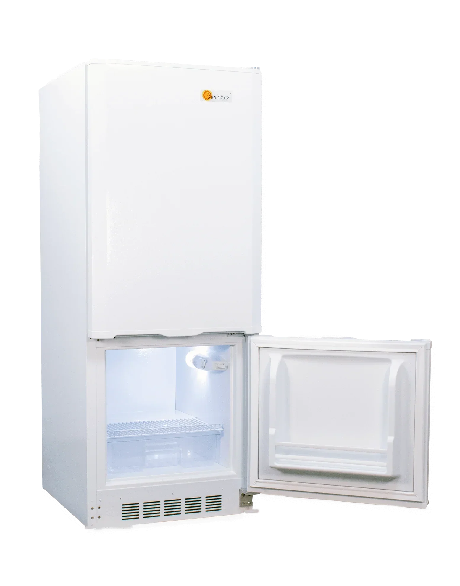 SunStar 10CU Solar DC/AC Refrigerator - White ST-10RF-W