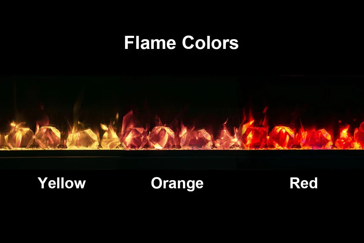 Amantii Traditional Lumina 38-Inch Built-In Indoor/Outdoor Smart Electric Firebox Insert