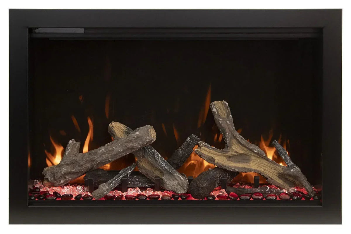 Amantii Traditional Lumina 38-Inch Built-In Indoor/Outdoor Smart Electric Firebox Insert